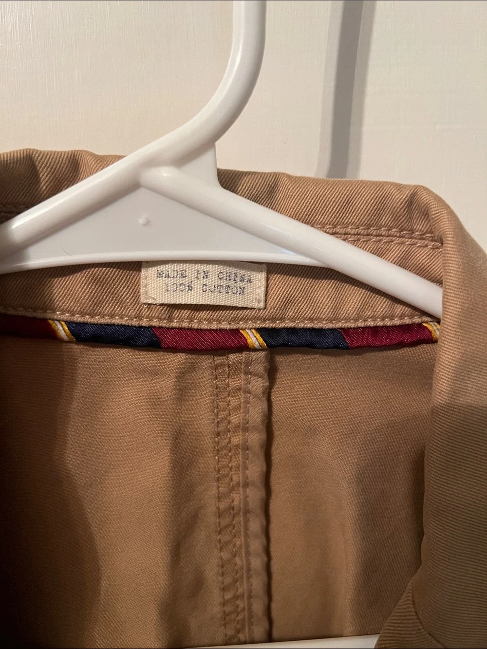J. Crew Men's Khaki Tan Shirt Jacket Blazer